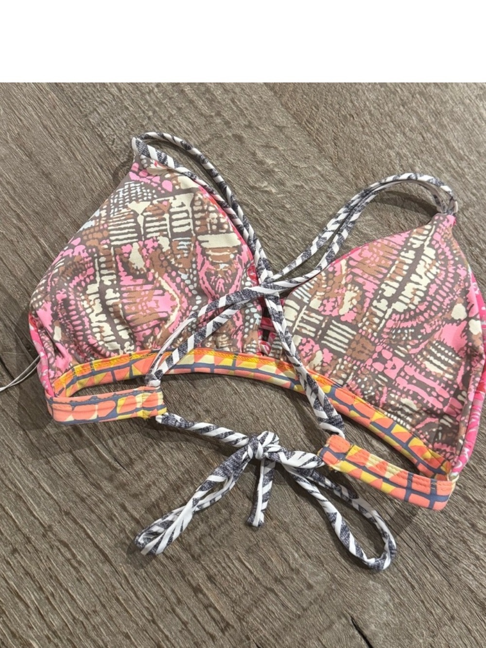 🌠 (TOP) Maaji Walk This Way Reversible Bikini Top. - Picture 6 of 7